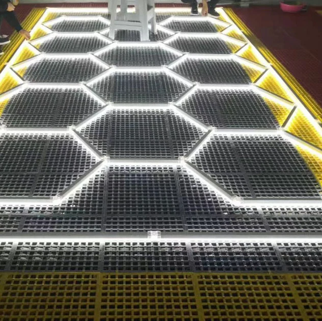 Hexagon Led Light Bright Hex Pattern Led Ceiling Lights for the High End Car Workshop and Detailing Shops