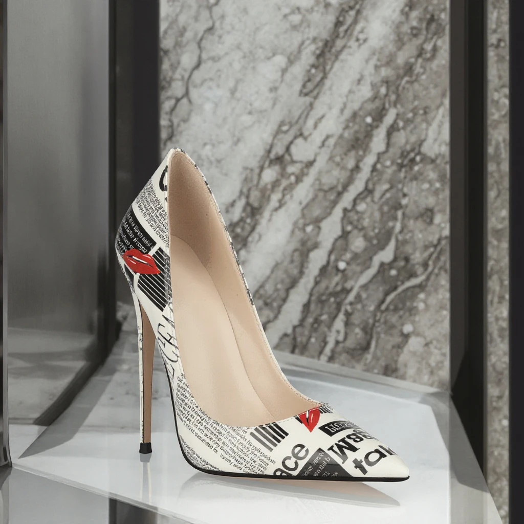 Tacón Alto Zapatos Blancos Altos De Mujer Tacones Altos Zapatos De