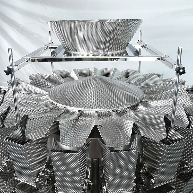 High Speed Automatic Multihead Weighing Packing Machine for Frozen Fruit and Vegetables/tofu
