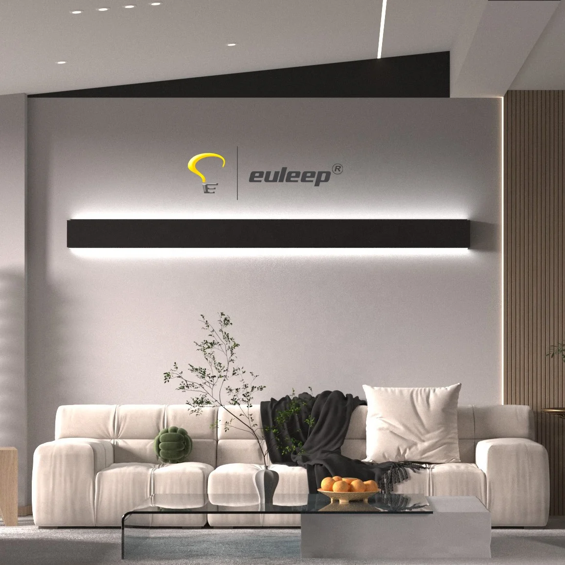 Dimming 3000k up and Down Linear Light Wall Mount Led 40w 45w  50w 60w Lighting Fixture for Bedroom Light
