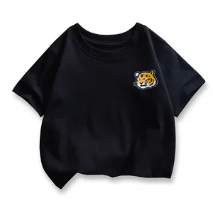 2023 New Fashion Short Sleeve T-shirt for Boys Cartoon Pattern 1-7 Years Summer Kids Tops Baby T-shirt Kids Shirts