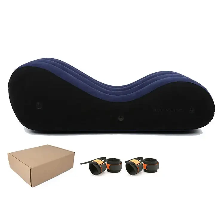 Multifunctional PVC Inflatable Sex Sofa Foldable Air Cushion Chair for BDSM Bondage Play Outdoor Sex Game Furniture Dildos