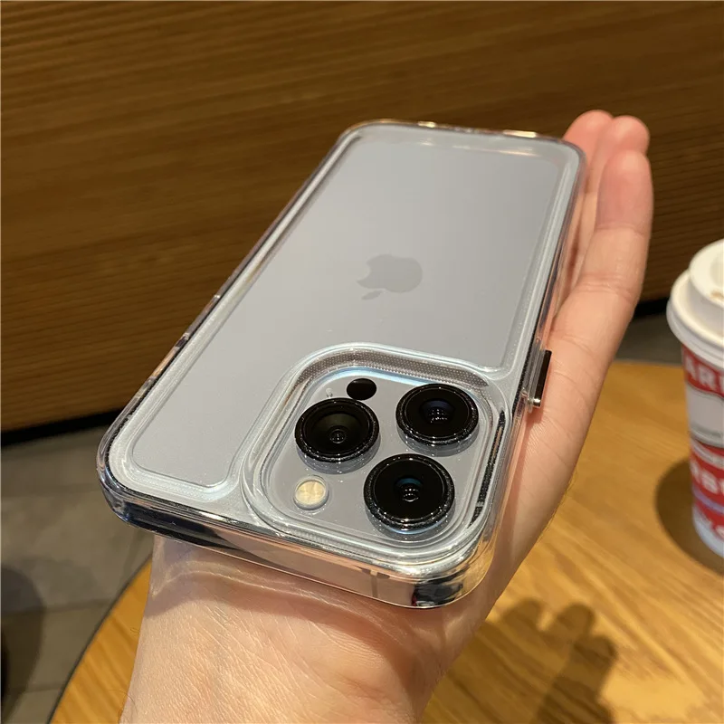 Factory Shockproof Clear Transparent Phone Case Cover for iPhone 16 15 14 13 12 Pro Max Mini 11 X Xs XR 7 8 Plus SE Phone Case