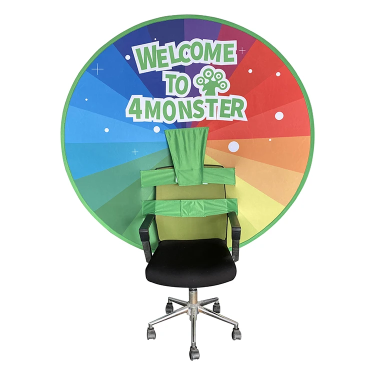 Customize Shape Portable Chair Background Chroma Key Green