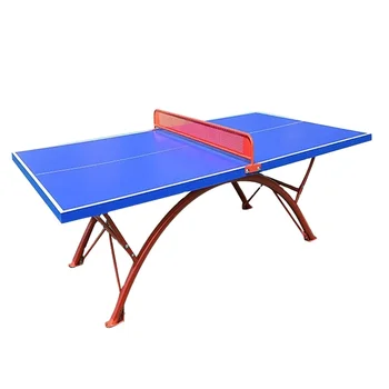 Standard Size Indoor Professional Table Tennis Table Folding With Removable Casters