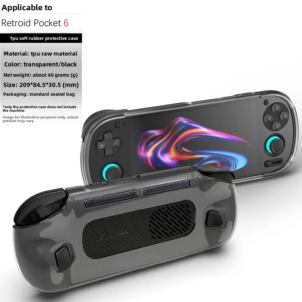 Transparent TPU Soft Rubber Shell Cover Protective Case for