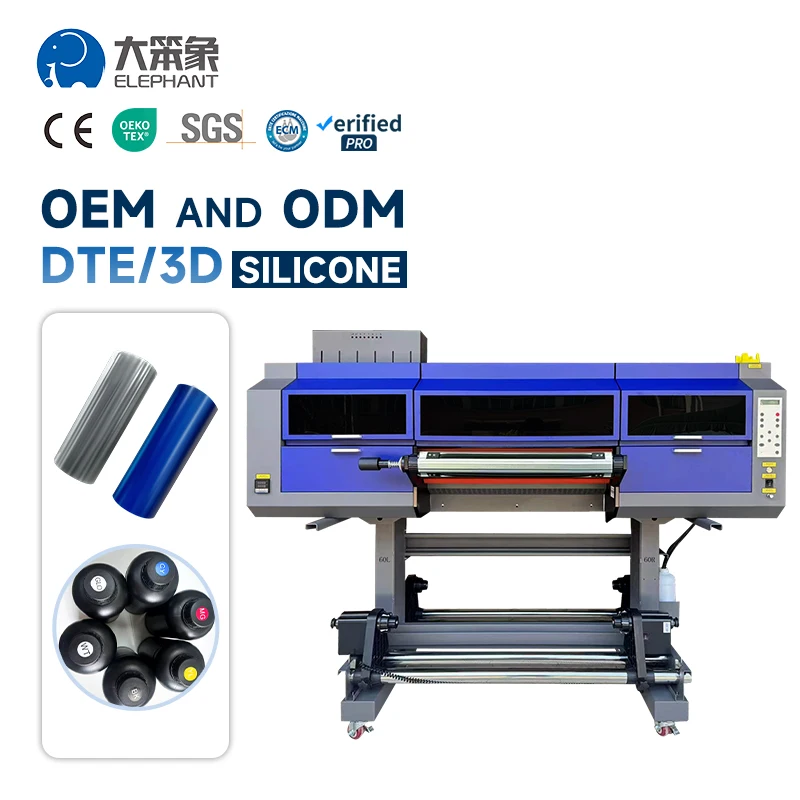 Product Manufacturer 3d Uv Printer Emboss Uv Printer Dte 3d Dte Embroidery  3D Silicone Printer