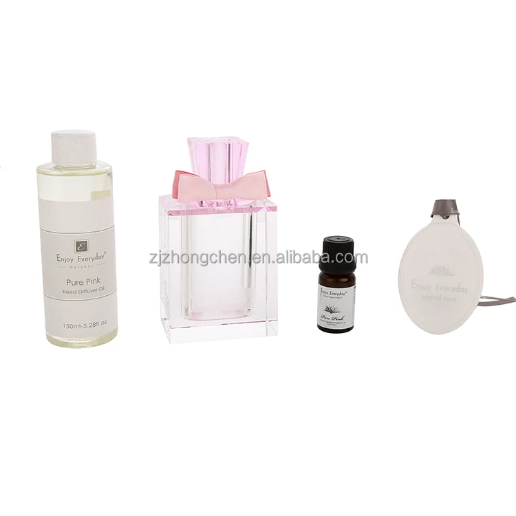product wholesale customized luxury air freshener perfume gift set fragrance aroma essential oil crystal reed diffuser-3