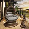 wood grain-single person swivel + tea table-free 9-piece set