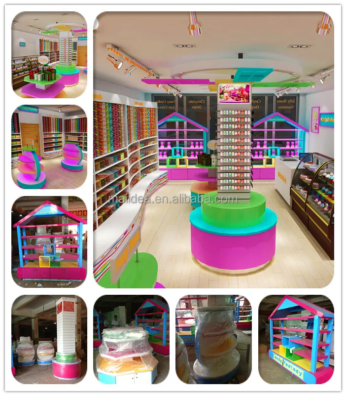 Customized Snack Shop Design Creative Candy Store Ideas