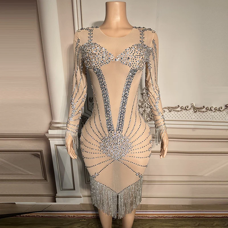 homecoming gold dresses Rose Gold V Neck Spaghetti Straps Sequins Mini Homecoming Dresses US8 / Custom Color