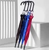 J handle straight umbrella