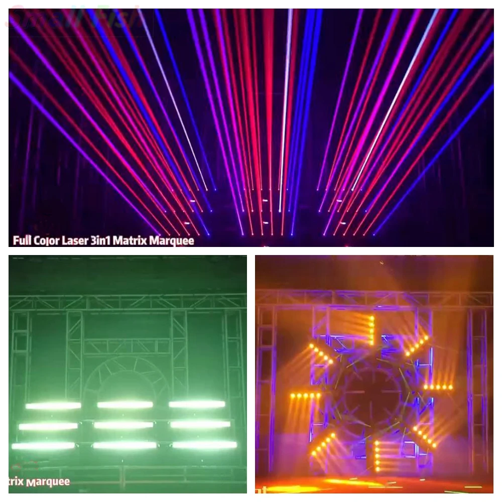 6 Heads Laser Beam Moving Head Beam Rgb 3in1 Strobe Light Led Disco