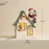 Beige/Santas house-light-up