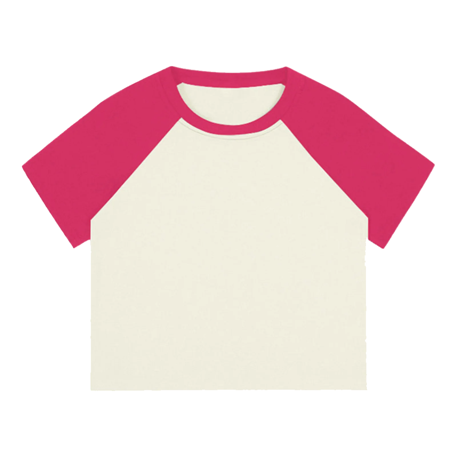即日発送可ピンクRaglan logo tops Shop CB117-QLRL Custom Logo Crop Top T-Shirts for Women