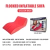 Tumbona inflable tipo s roja-solo tumbona