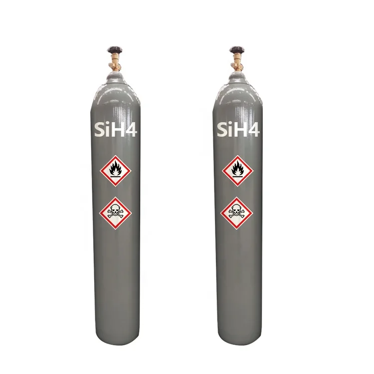 Refillable industrial gas cylinder SIH4  N2/Nitrogen O2/Oxygen CO2/H2/Hydrogen cylinders