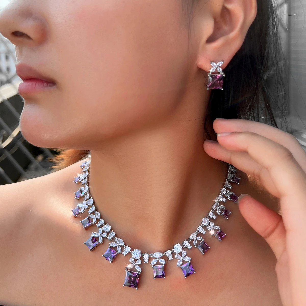 open lace back dress Paparazzi Necklace ~ Beach Party Pageant - Purple  Paparazzi Jewelry |  Online Store