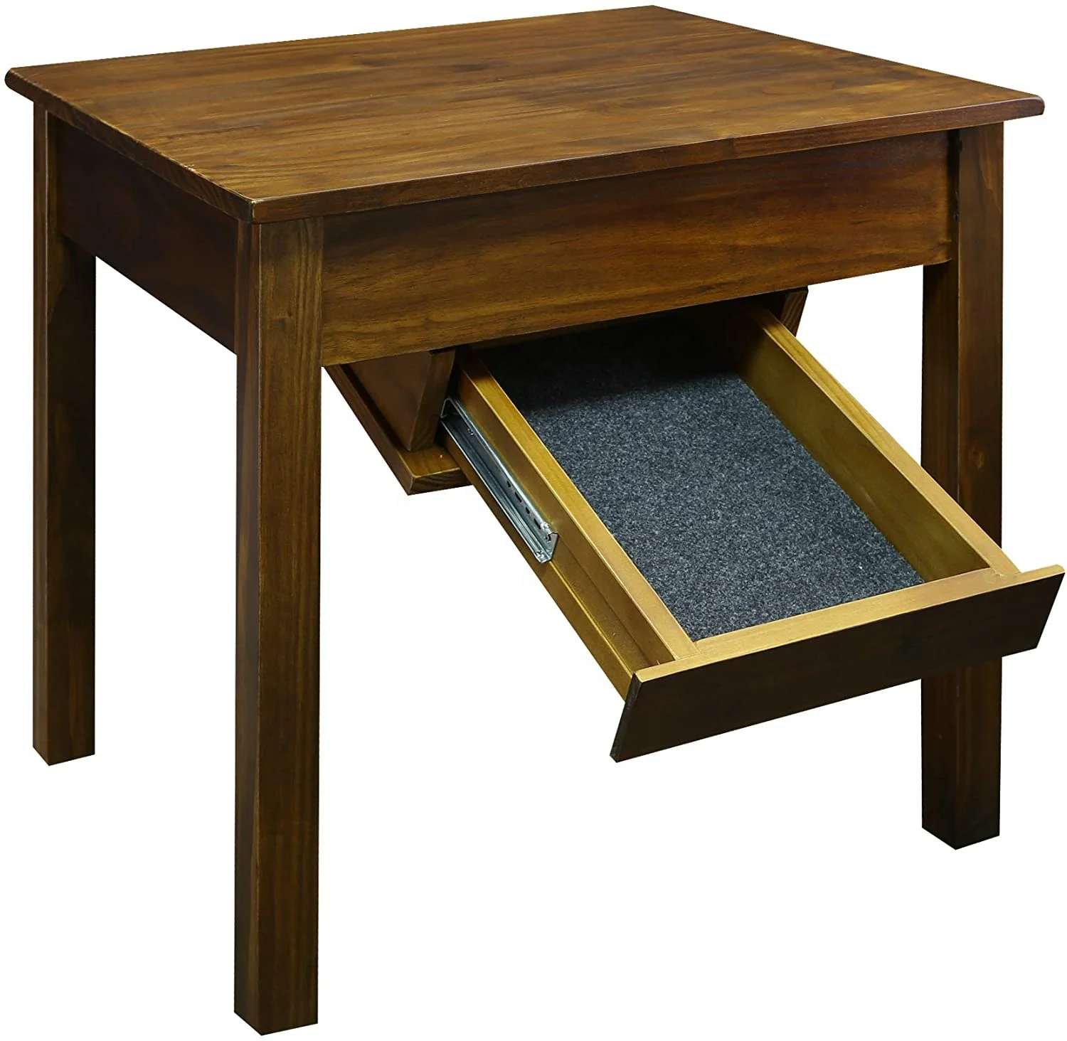 Wooden Bedside Table with Secret Compartment and Chip Card Coffee Tables for Living Room Home Furniture