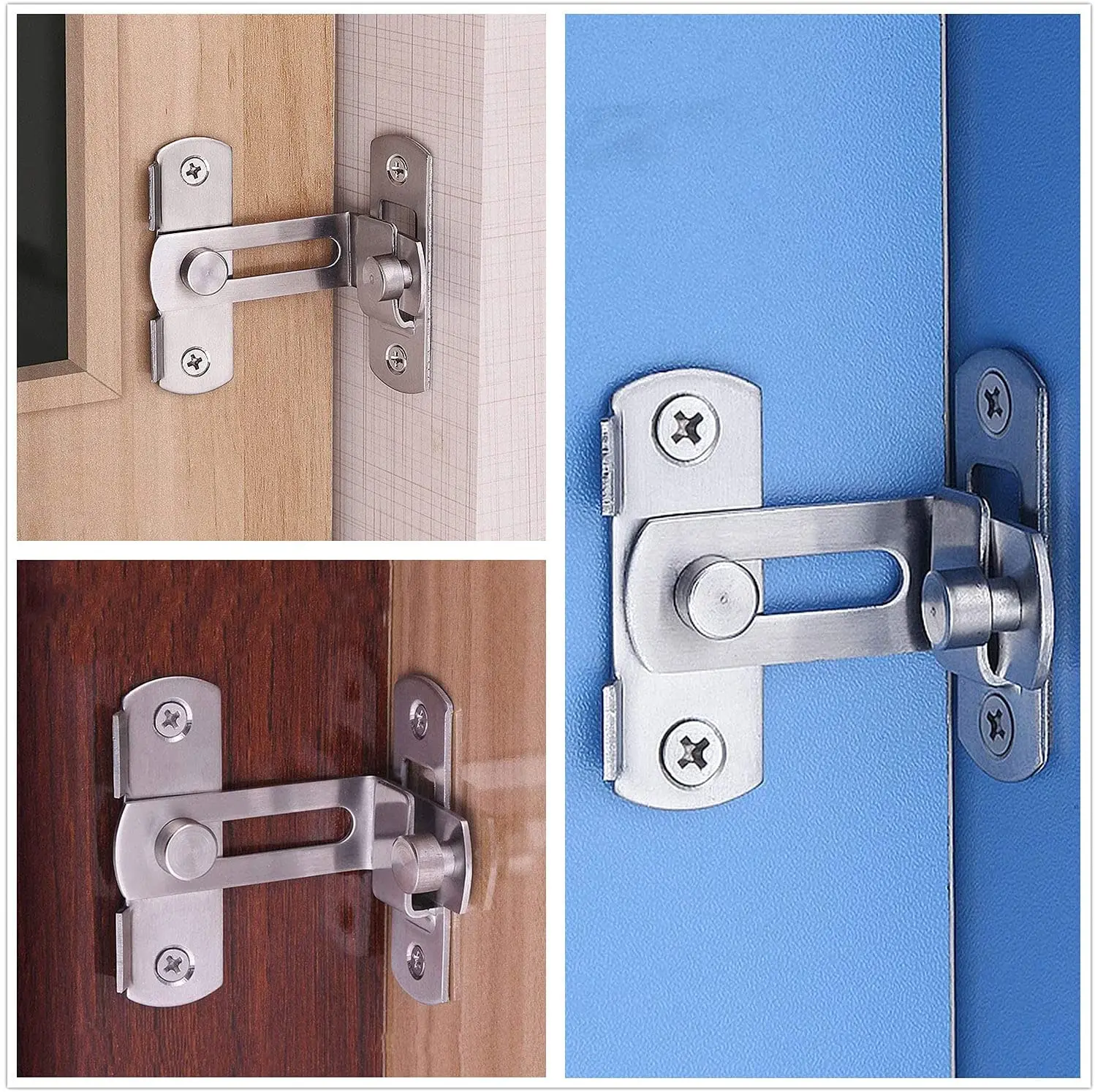 Blocca Persiane Antivento Serratura Per Finestre Scorrevoli - 2 Pezzi Per Sicurezza Bambini E Antifurto Serrature Finestre Scorrevoli - Foto 9