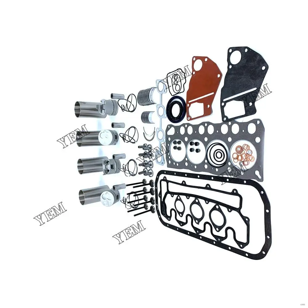 Top Quality 4LC1 Rebuild Kit With Piston Ring Bearing Valves Gaskets Piston for Isuzu