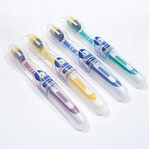 High Quality Disposable Adult Manual Plastic Toothbrush with Soft Nylon Bristles and PP Handle for Home Hotel Use Wholesale