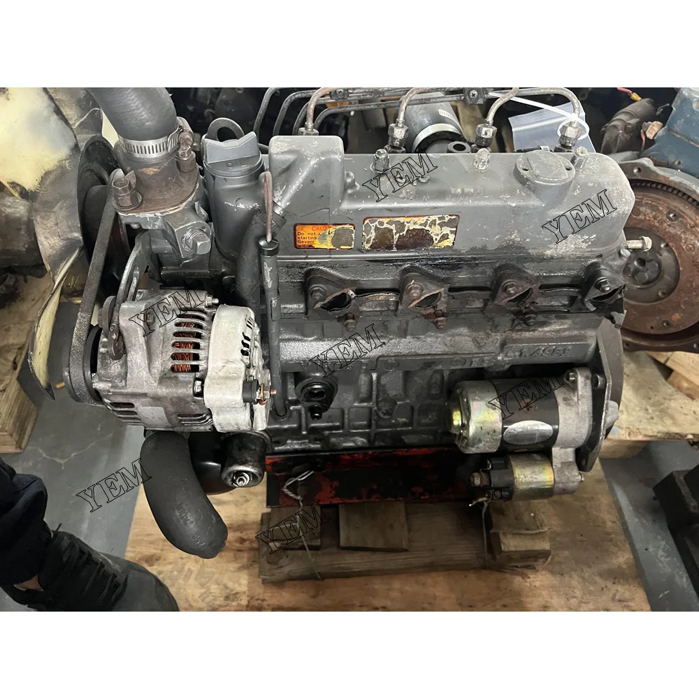 Used Complete Engine Assy 1CY8365 for Kubota V1505 Genuine Engine Parts 4