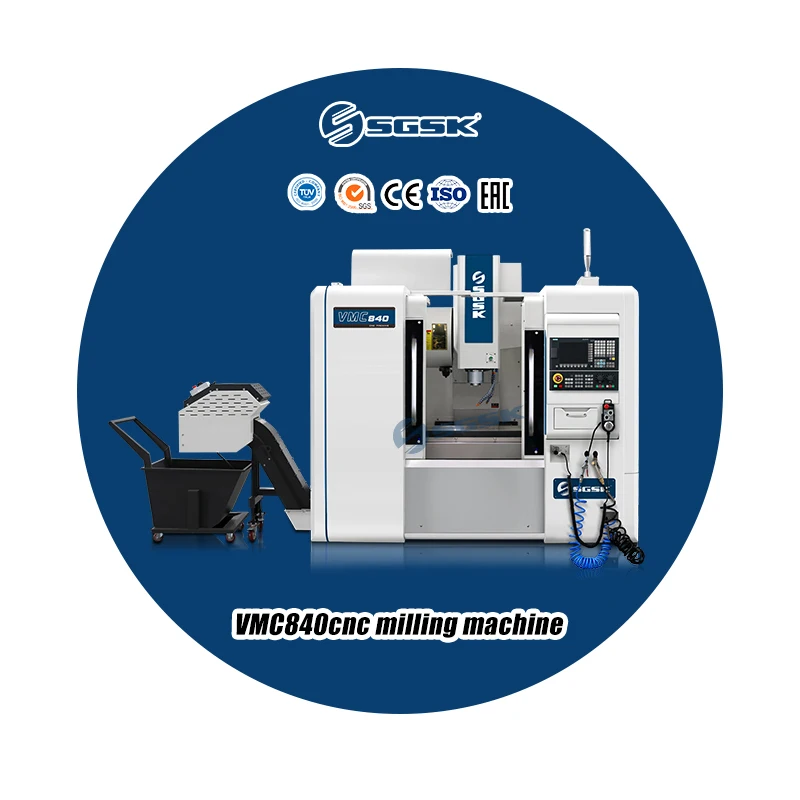 FANUC Cnc Milling Machine Price List VMC840 5 Axis Cnc Milling Machine for Precision Metalworking and Workshop