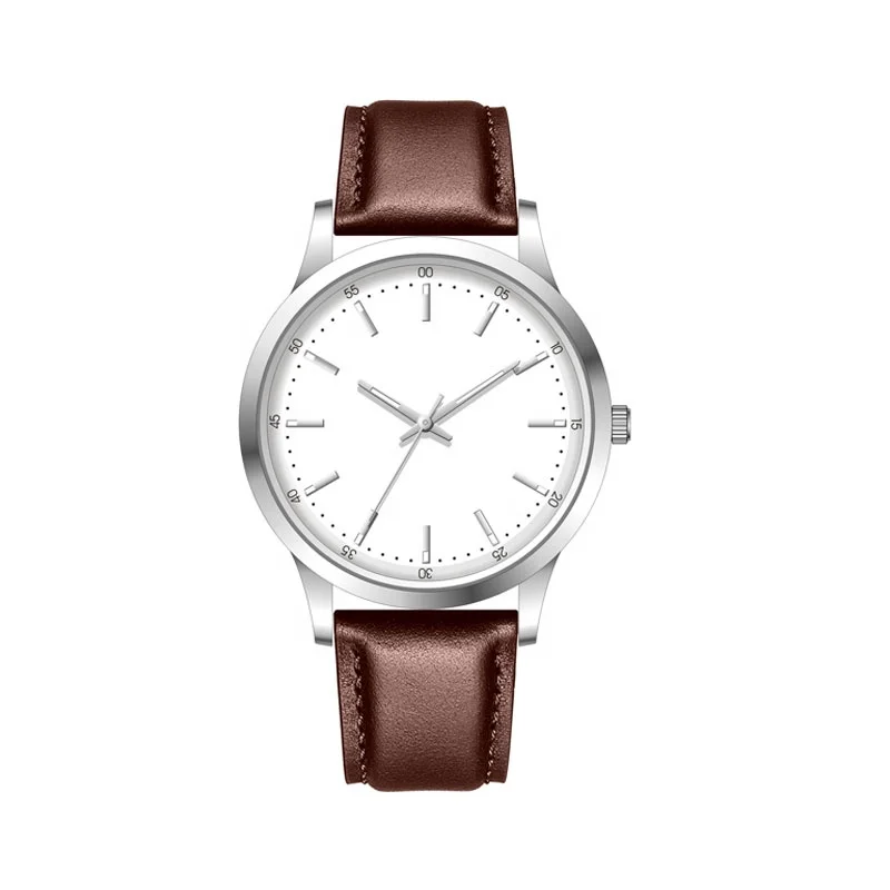 Unisex Quartz Watch Custom Logo Modern Minimalist Watch Men Fashion Cheap Luxury Accessories Women Wristwatch Corporate Gift Set
