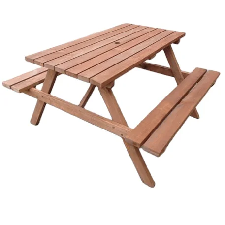 4 seater wooden garden table