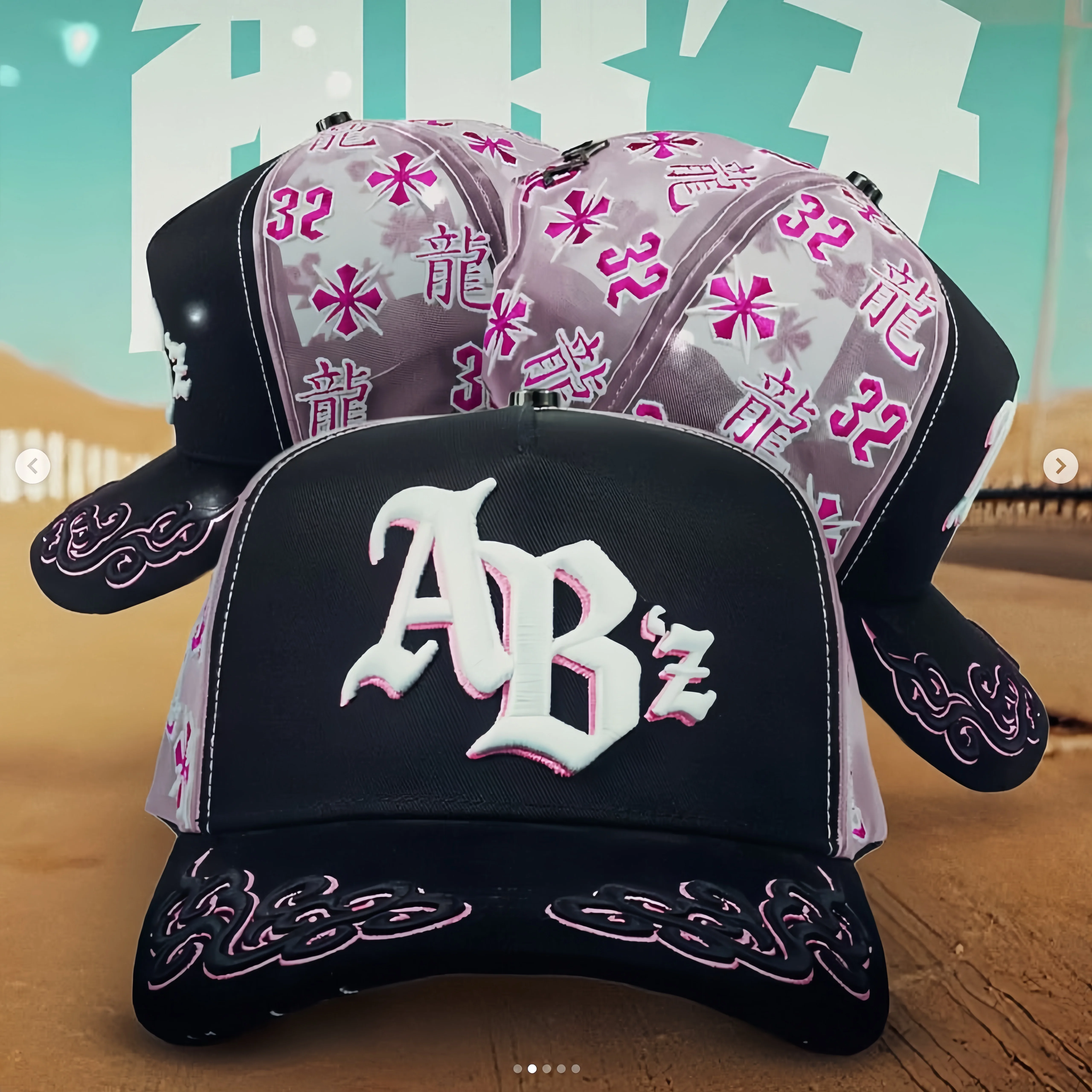 Logo Jesus 5 Panel Caps Women Mens Curved Brim Hand Embroidery Puff Image Terry Snapback Baseball Cap 100% Cotton Sport