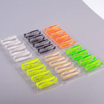 CHEERY Cross-border PVC Soft Bait T-tail Lure Bait for Mandarin Fish Bass Mouth-raising Outdoor Fishing Gear 8 Pack Wholesale – Soft Lure – view 3