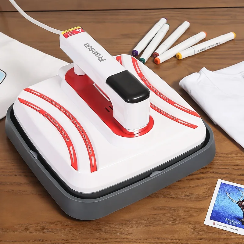Freesub Portable Heat Press Machine P0708 for T-Shirt Printing