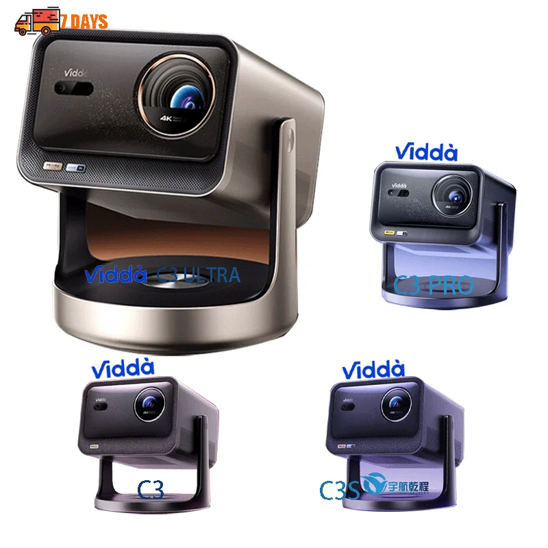 Hisense Vidda C3 Ultra C3 PRO C3S C3 3200lm Lumen 4K UHD Dreifach