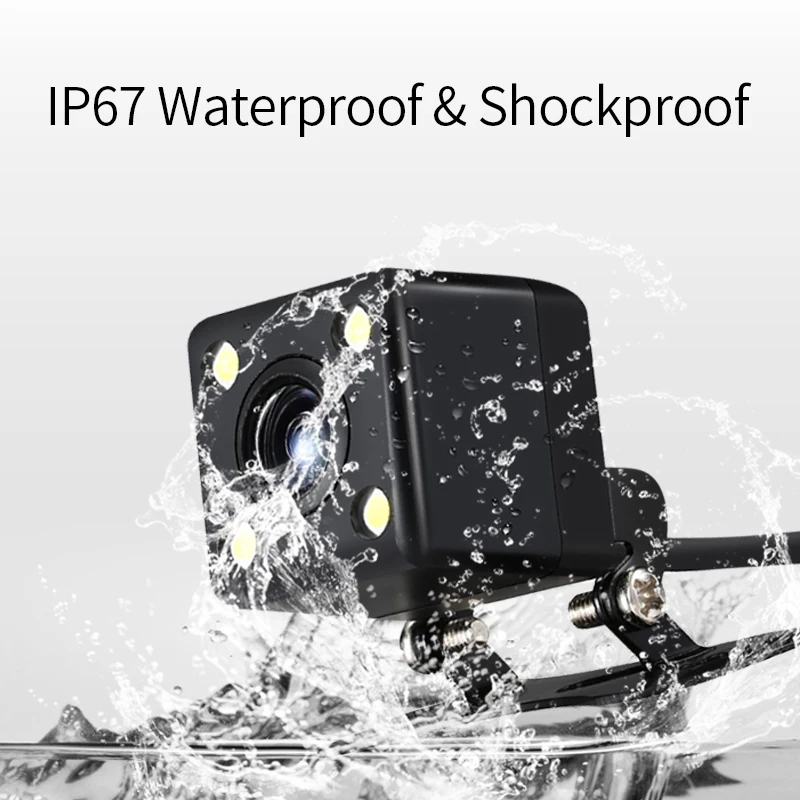 Universal Waterproof Rear View Camera 4 LED Car Back Reverse Camera CMOS Night Vision Parking Assistance Camera