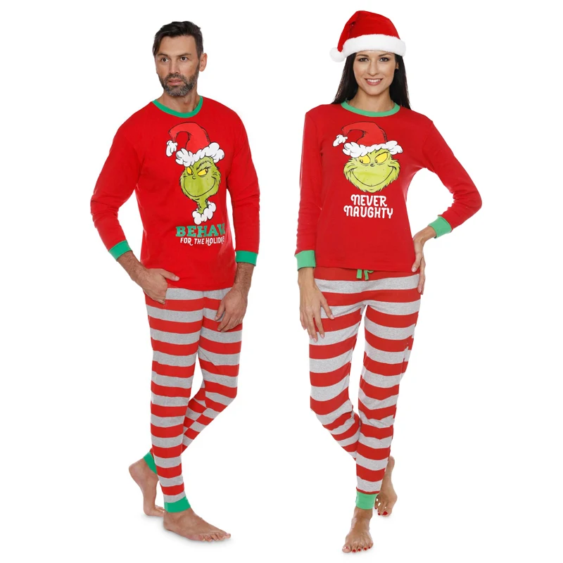 Tiktok Family Matching Christmas Cotton Pajamas Set Holiday Dog Wear ...