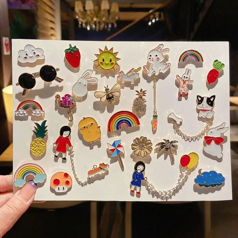 Металлический значок на заказ, брошь с рисунком, мультяшный аниме мягкий эмалированный значок на лацкан, эмалированный значок от производителя