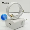 Blanco, enchufe europeo de 80 W + cable con núcleo naranja