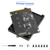 Negro --- Adaptador M.2 SATA SSD a IDE