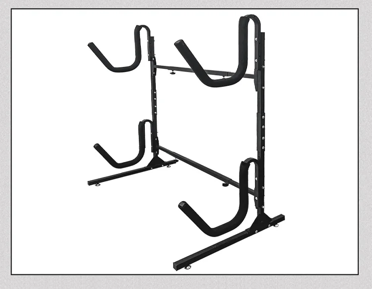 Onefeng Heavy Duty Freestanding Metal Kayak Rack Two Surfboard Storage ...
