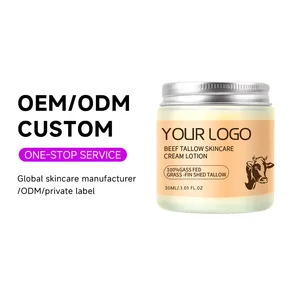 OEM ODM Moisturizing Tightening Lifting Extract Wrinkle Remover Anti Aging Face and Body Beef Tallow Skin Care Cream Lotion