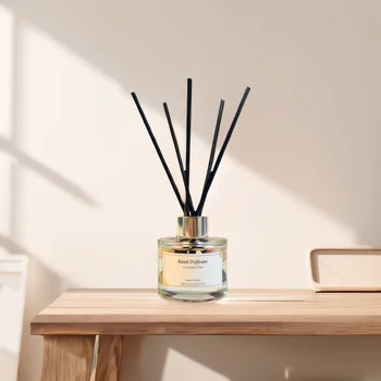 CNUS Customized High Quality Best Scent 100ml Fragrance Home Freshener Aroma Luxury Glass Bottle Reed Diffuser with Sticks