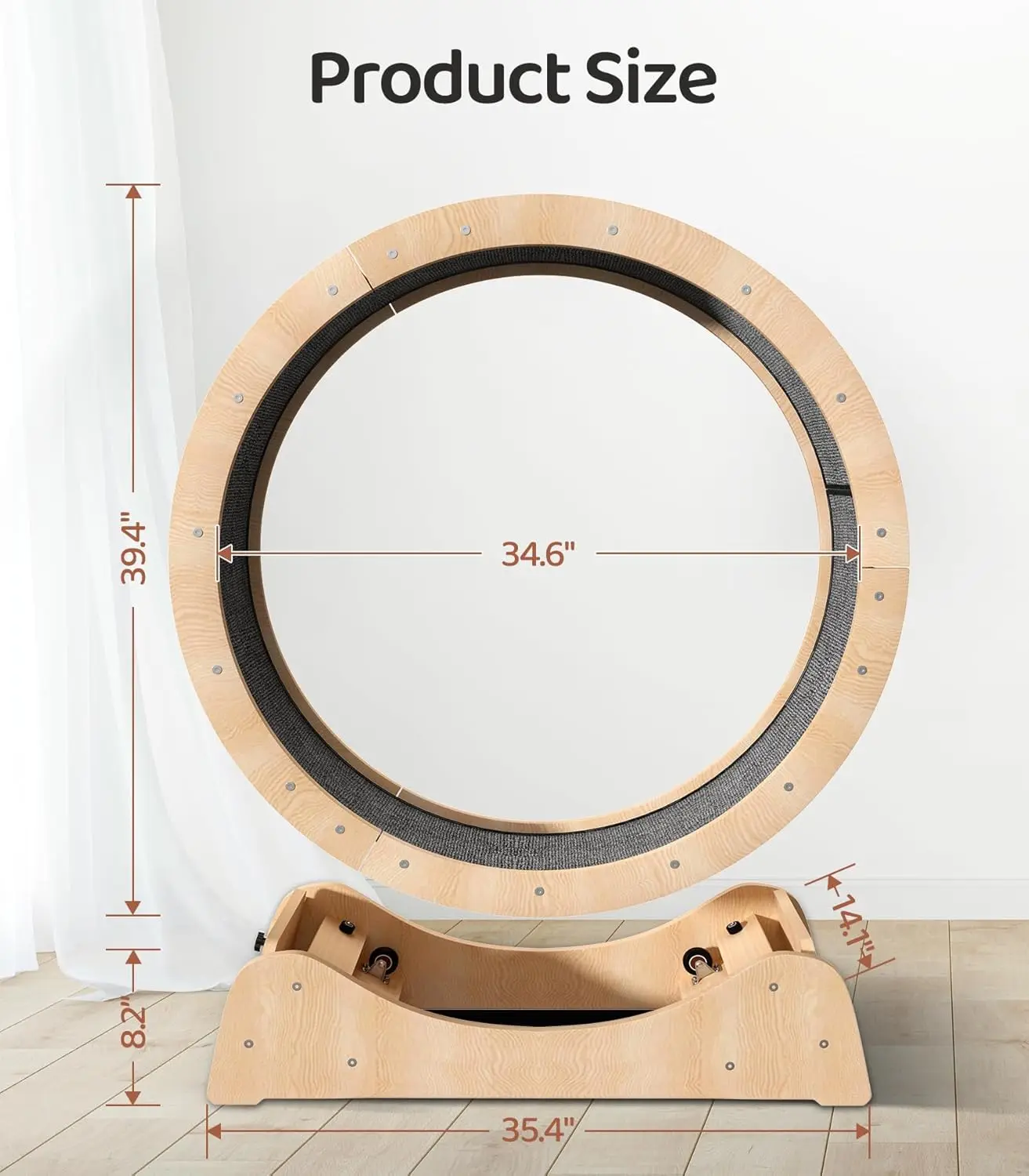 Easy Installation  Large Cat Treadmill Cat Exercise Wheel with Pedometer