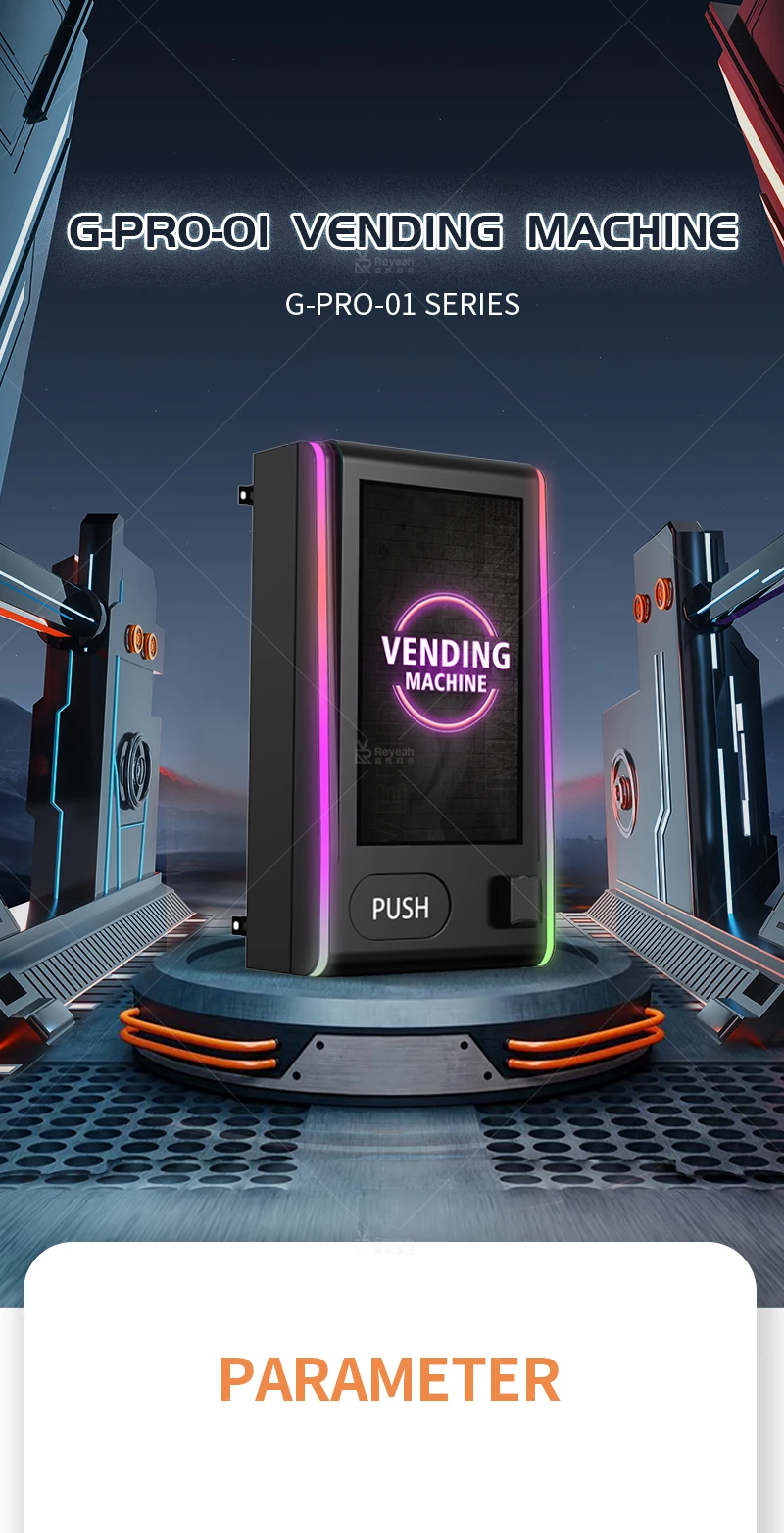 Id Card Reader Wall Mounted Vending Machine Touch Screen Age Check Id