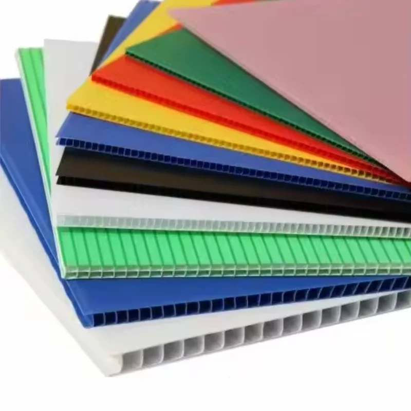 Colorful Polypropylene Pp Corrugated Board Sheet Pp Plastic Sheet Pp Hollow Plate 2mm Coroplast Sheets