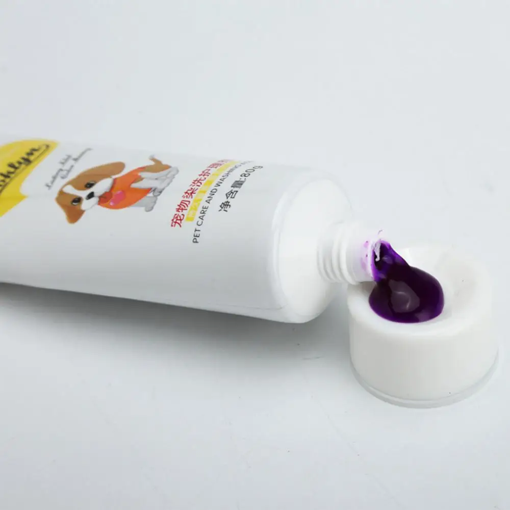 Decade Permanent Dog Hair Dye in Bright Colors Safe for Dogs and Horses Cream Form Used by Grooming Salons