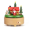 52705807 Carillon natalizio rotondo in legno