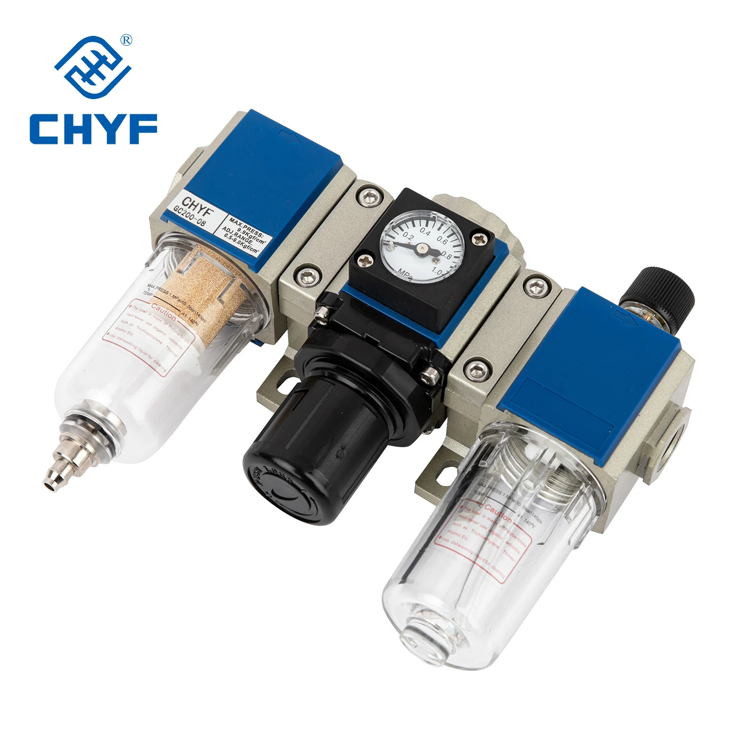 CHYF Druckluftaufbereitung Dreiteilige Serie GC200/300/400/600-06/08/10/15/20/25