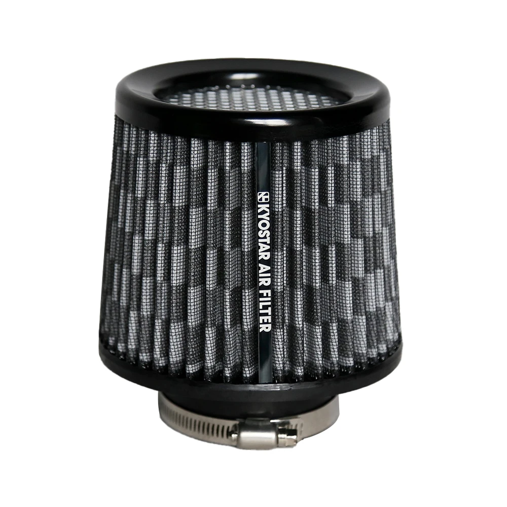 Red Performance Cold Air Intake Cone Filter – High Flow, Dry, Cotton Gauze – Universal? Nope, Check Fitment