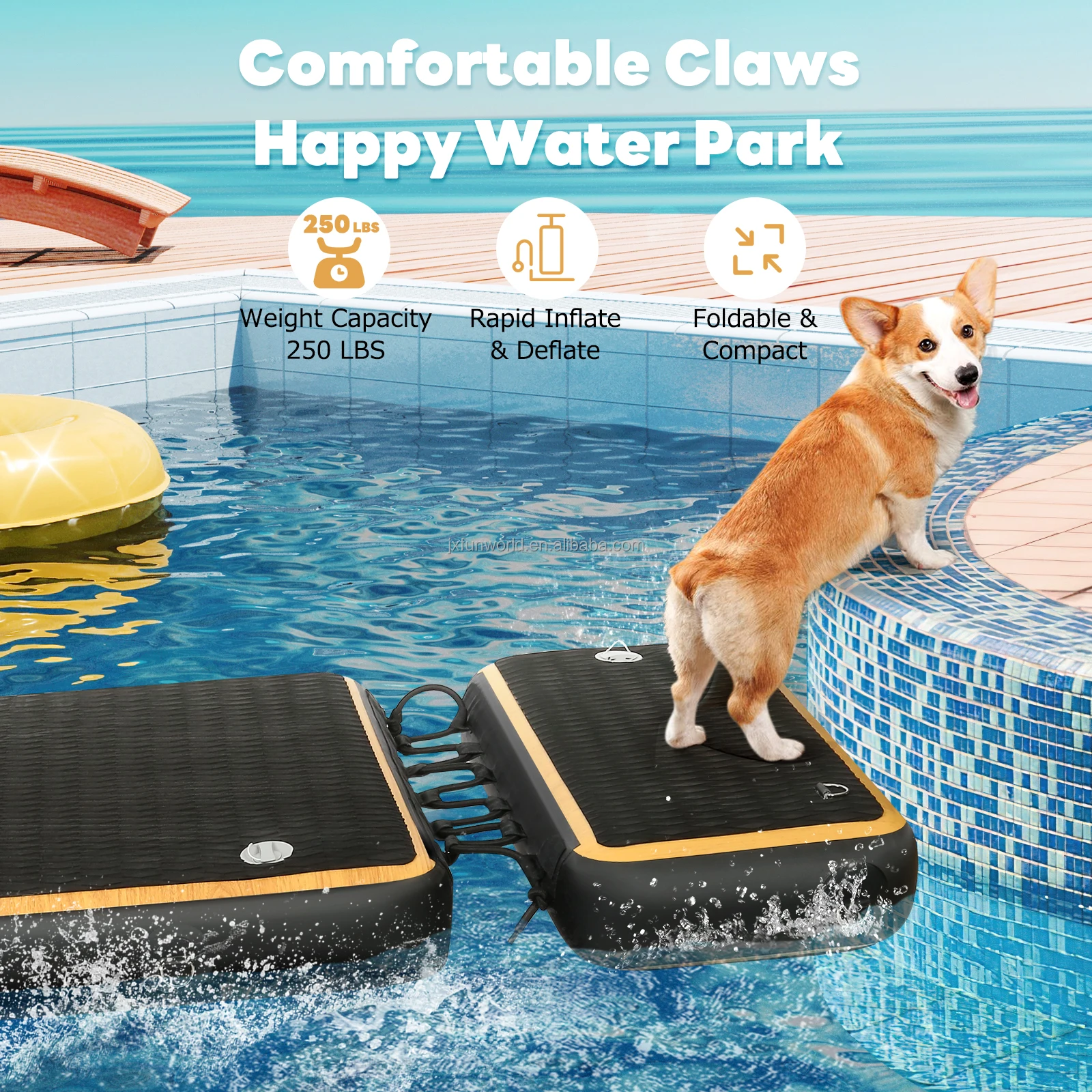 Portable Inflatable Boat Ramp - Fun and Safety on Water